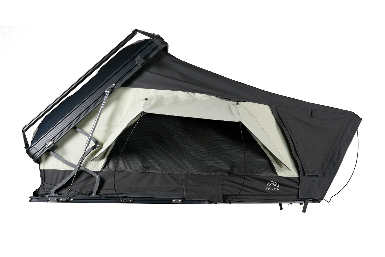Roof tent FjällVila UppVärme side view
