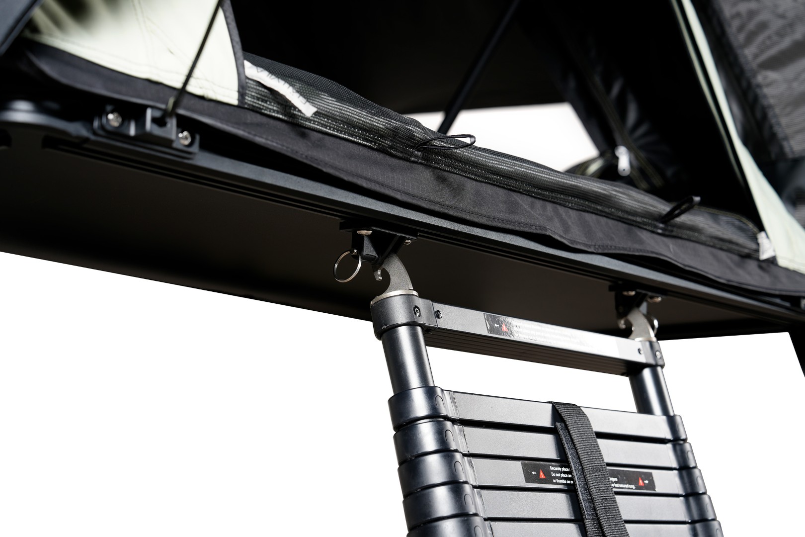 Ladder connection of the Fjällvila UppVärme roof tent