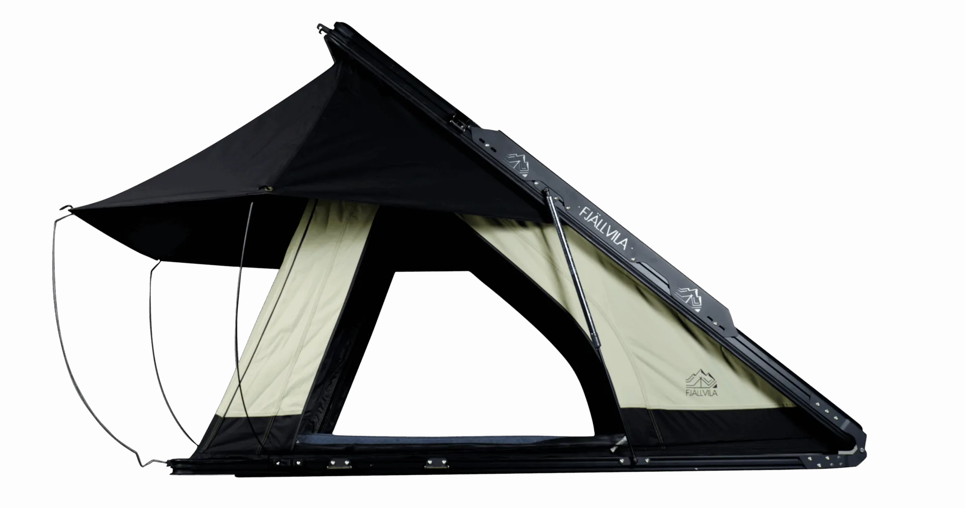 Hardcover rooftop car