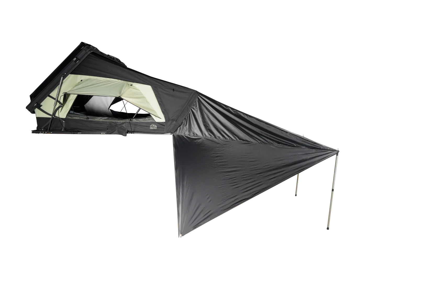 Zip-on canopy for FjällVila UppVärme Roof tent