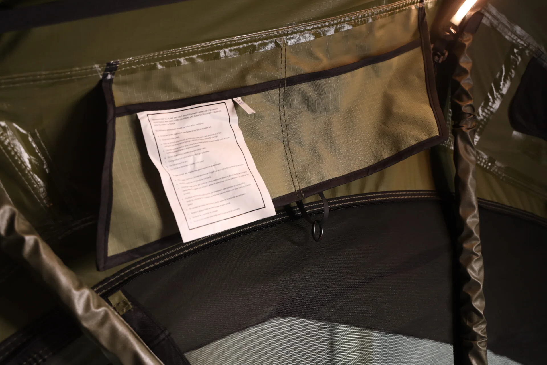 FjällVila UppLöv 140L soft-top roof tent Khaki-Green
