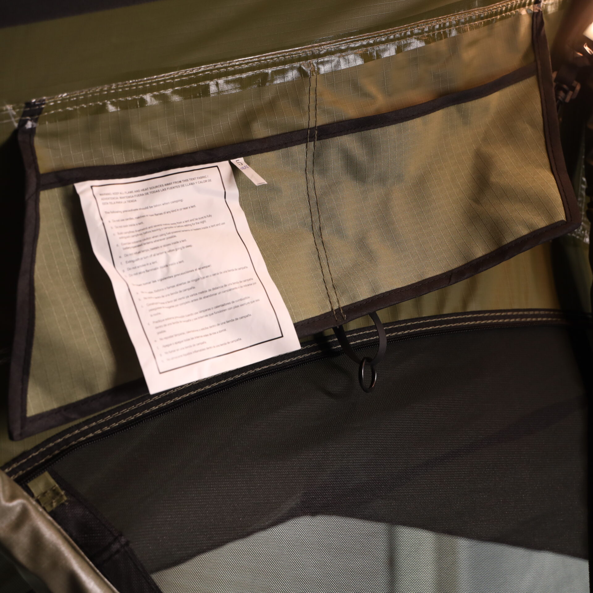 FjällVila UppLöv 160L Softcover roof tent khaki-green