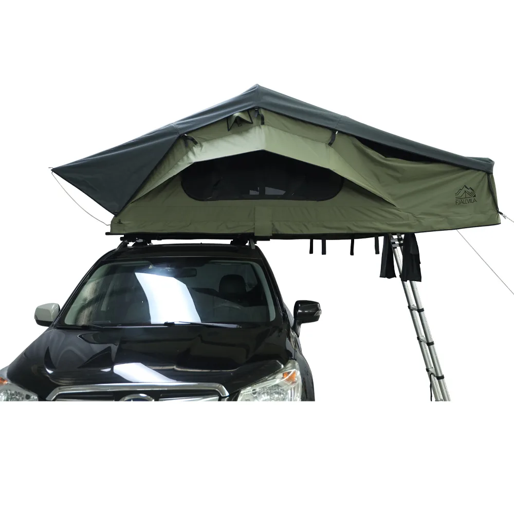 FjallVila-UppLov car roof tent-green