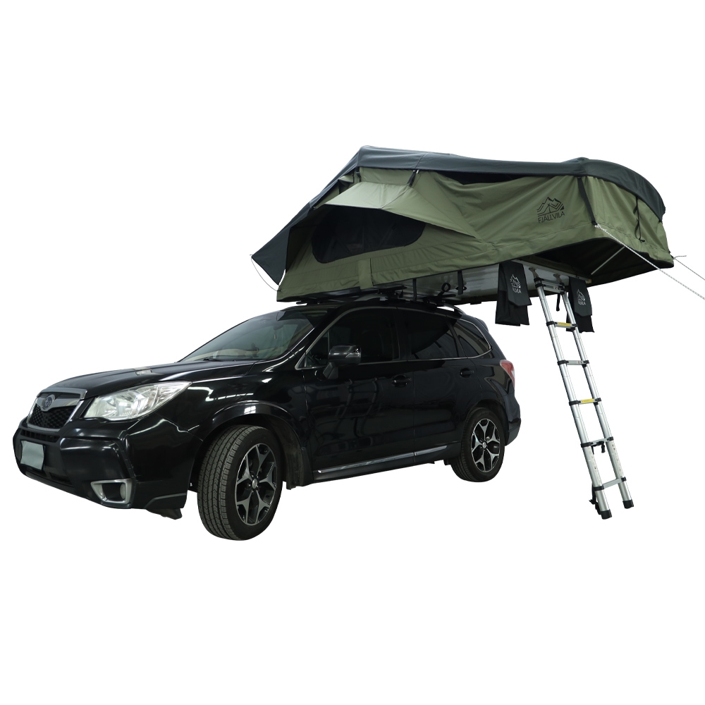 FjällVila UppLöv 160L Softcover roof tent khaki-green