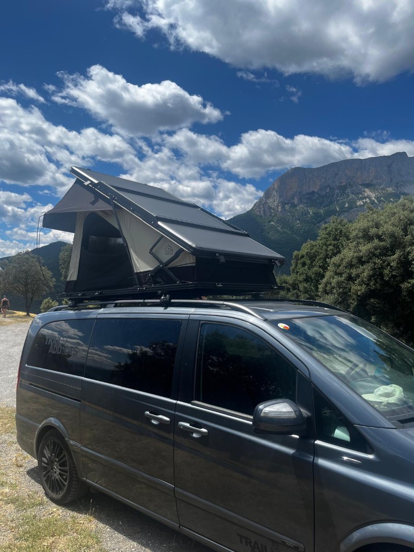 Daktent kamperen in Frankrijk